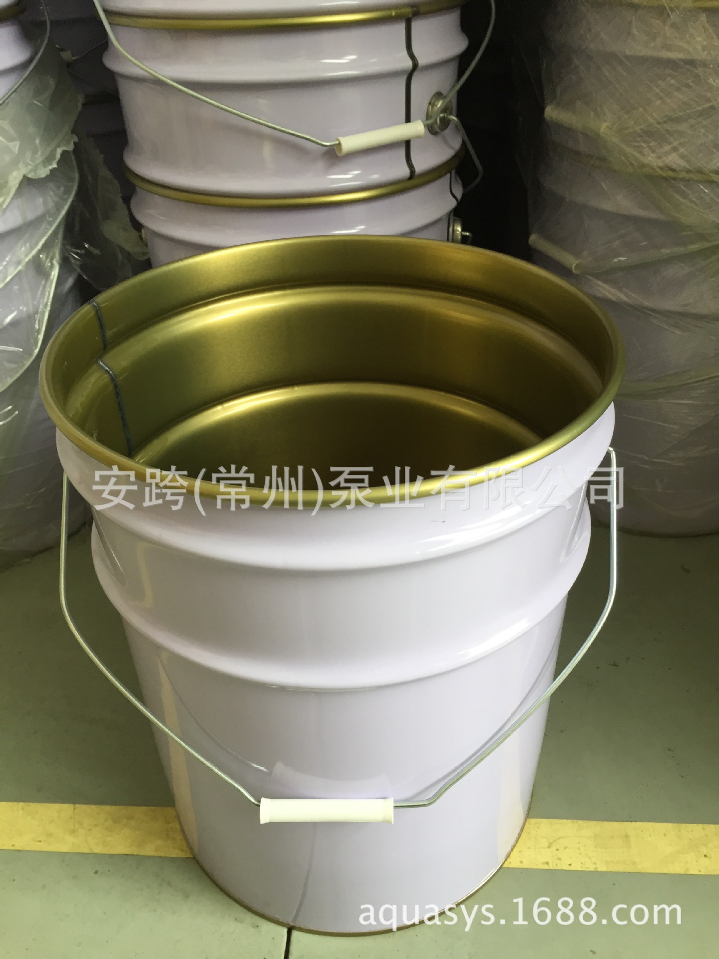 20L 铁桶 开口桶 加厚 壁厚5mm 油漆桶 安跨配件