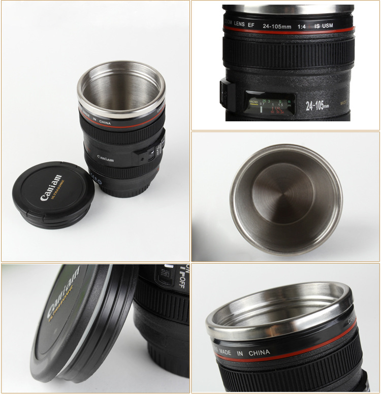 camera lens coffee mug canon
