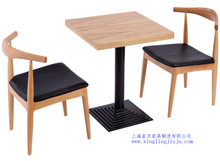 厂家直销餐桌椅实木餐桌椅组合饭店餐厅快餐餐桌椅中餐厅餐桌椅