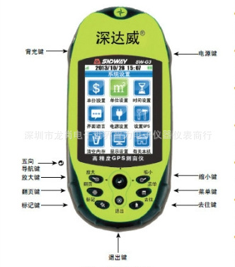【实体店】深达威SW-G3测亩仪GPS田地林地面积测量仪现货供应