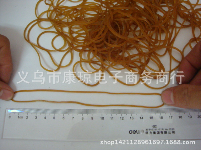 橡皮筋暗黄色细102*1.3 越意橡胶圈 工业牛皮筋 rubber橡皮圈外贸