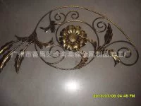 厂家直销 冲压向日葵铁花 大门楼梯铁配件 金属工艺品供应