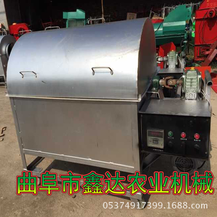 多功能滚筒食品炒货机 花生瓜子电加热炒货机 休闲食品翻炒机