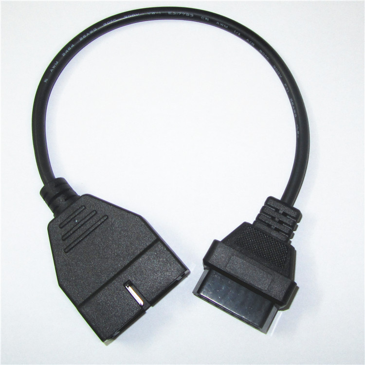 12PIN转16PIN GM 12pin to OBD1 OBD2 connector 通用转换连接线