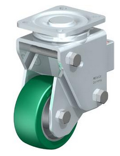 LHF-ALST 100K-1底板100 x 85孔距80 x 60 载重300KG减震万向轮