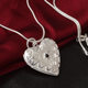 Europe inlay diamond pendant with box new wholesale  plated pendant necklace Korea fashion trend