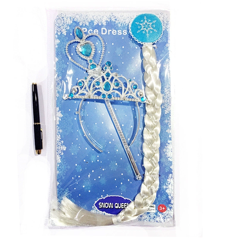 Детская wig, аксессуар для волос, ободок, набор, косплей, “Frozen”