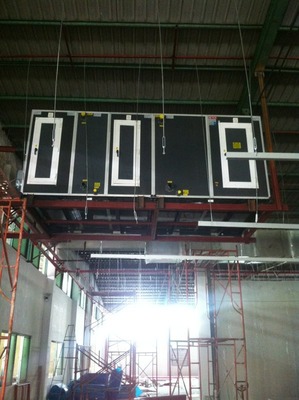 无尘风机车间净化空调彩钢板复合酚醛保温通风风管装修安装工程