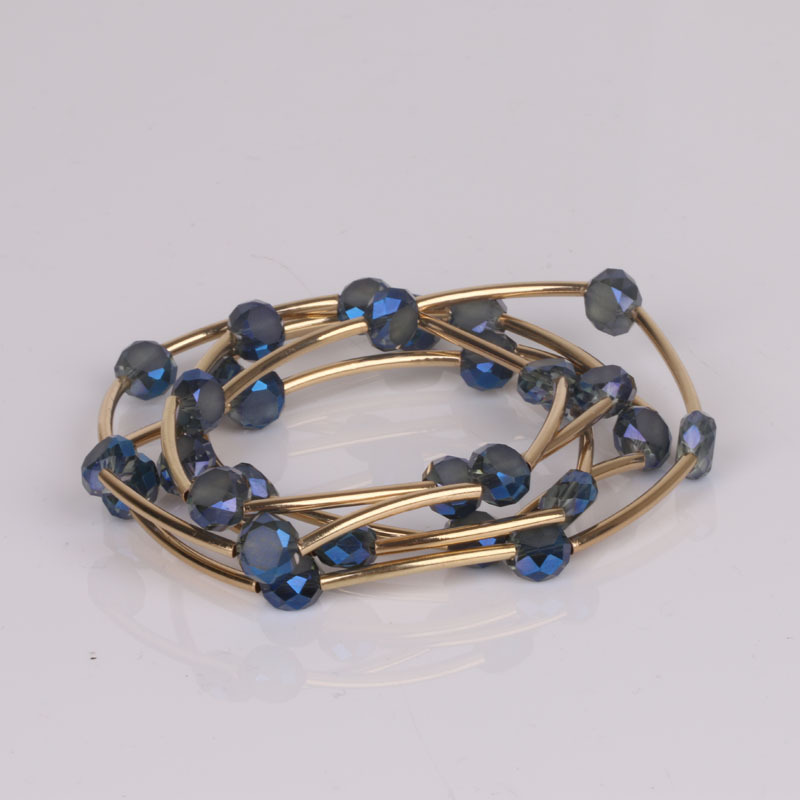 學生女士手飾水晶手鏈 韓版飾品水晶手鏈批發 男女款飾品手串