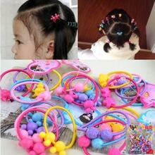 FQ59双珠子卡通儿童发圈 新款小孩头绳2颗米奇发圈皮筋 活动爆款