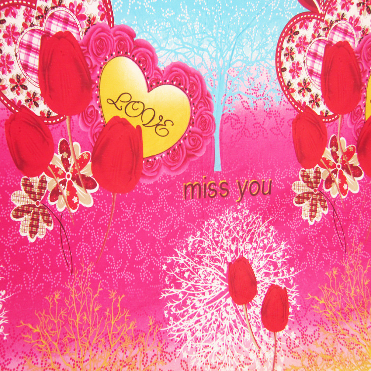 全涤90克磨毛印花布  劳保被套布 床品布