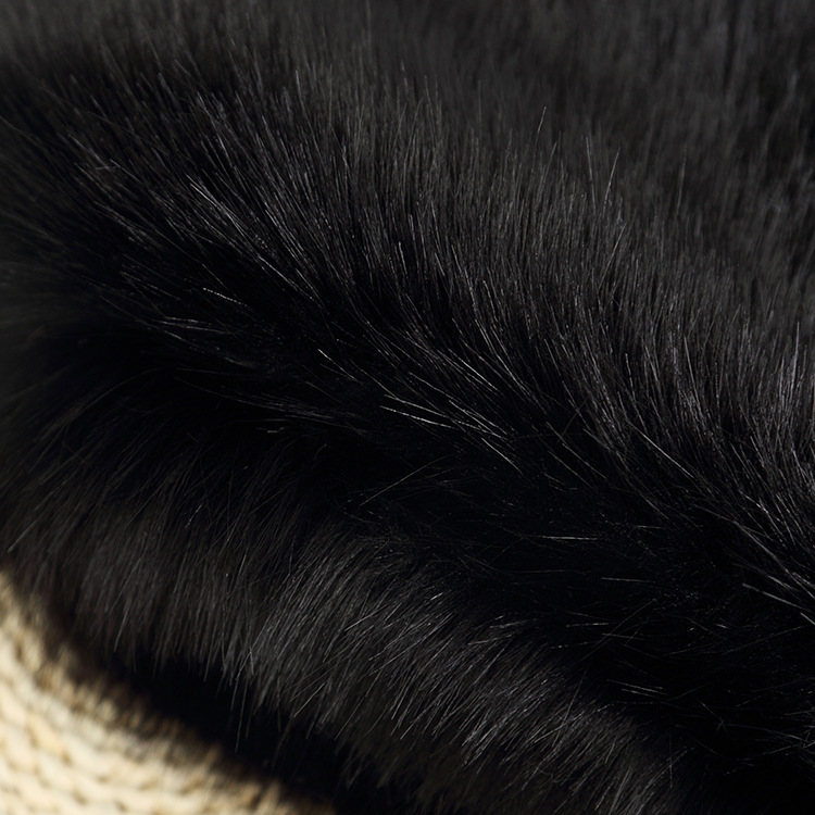 超柔软狐 人造毛皮 仿狐狸毛 长毛绒布料 女装时装大衣毛领面料