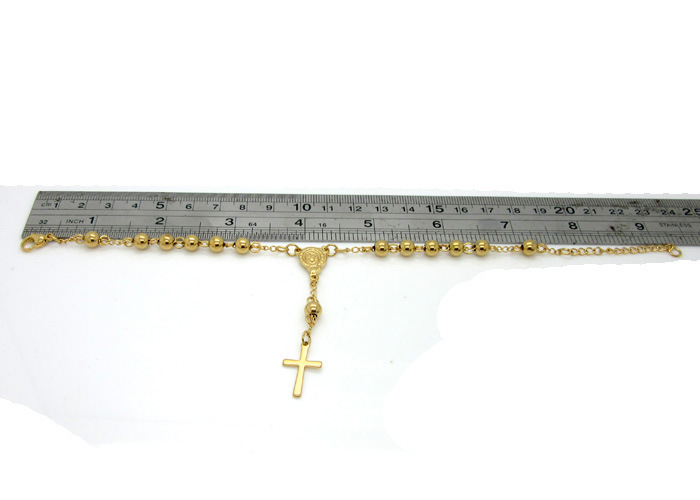 Fashion Cross Titanium Steel Plating Bracelets display picture 5