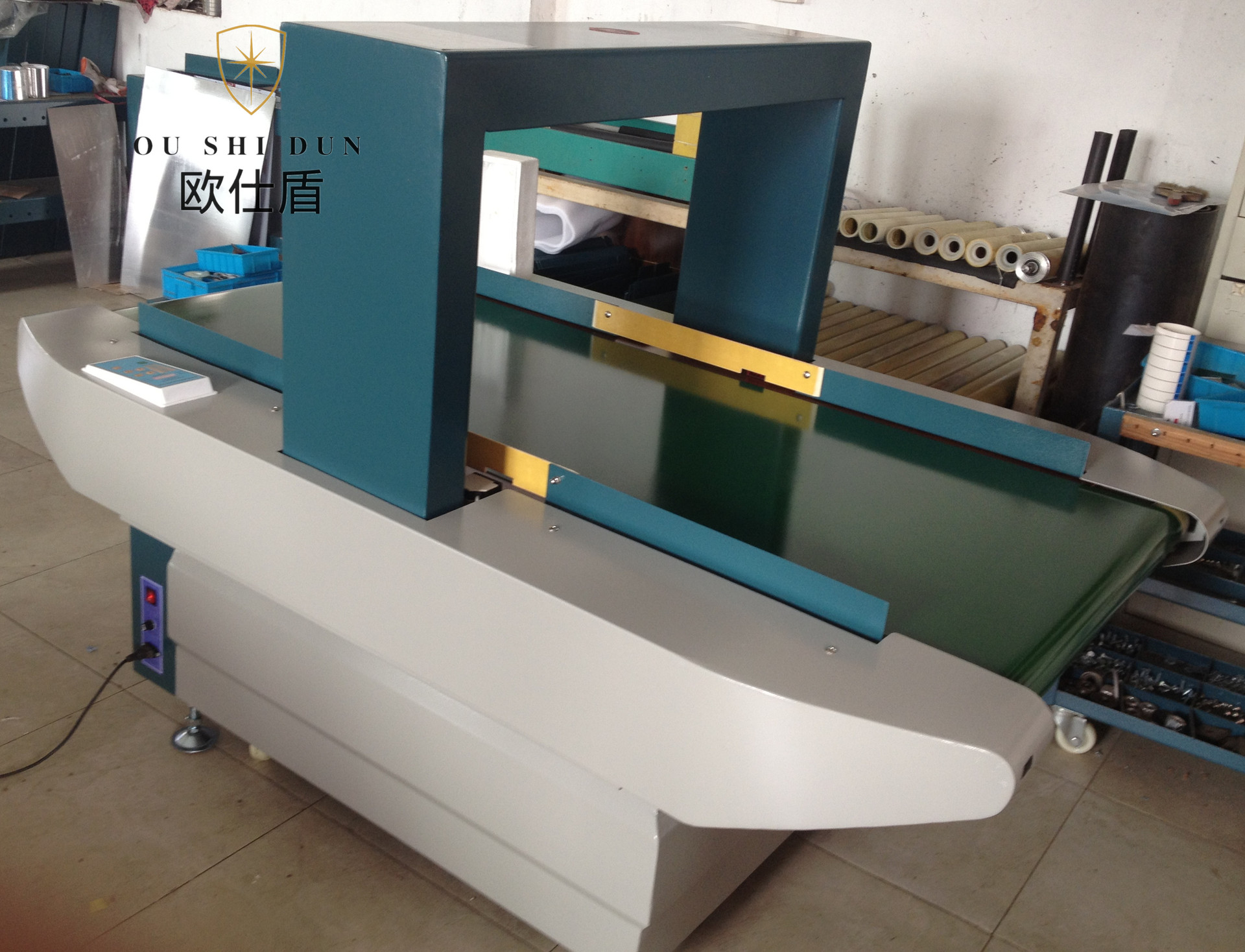 可定做全自动整箱检针器成品验针机金属探测仪大包装断针机