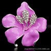 Korean version of high -end diamond rose dripped oil tredger put on beautiful and moving fashion ruffled pins