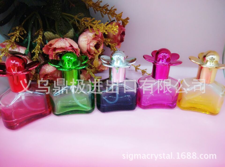 厂家直销S-289彩色喷色玻璃香水瓶 香水瓶喷雾瓶批发现货
