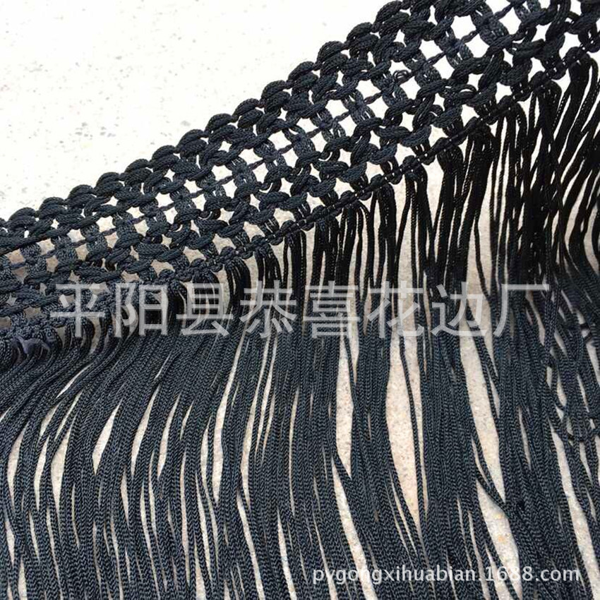 24公分米字型人造丝流苏