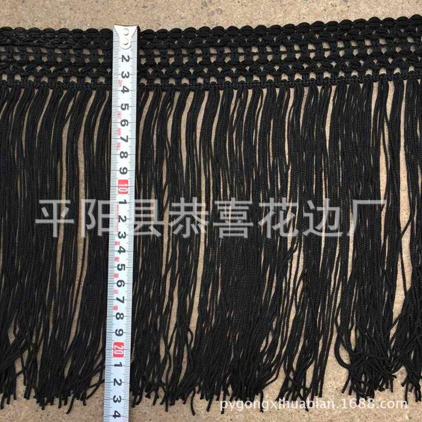 24公分米字型人造丝流苏