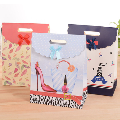 特大号礼品手提袋 圣诞节礼物包装袋子情侣表白求婚浪漫礼物纸袋|ms