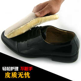 鞋擦布 绒毛擦鞋手套 上油抛光卫生不伤皮 性价比高的擦鞋手套