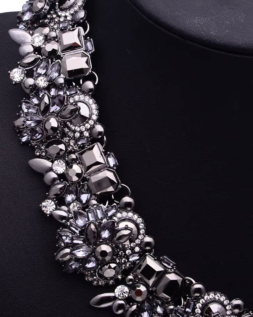 Necklace handmade diamond accessories women necklace clavicle chain jewelry wholesale black