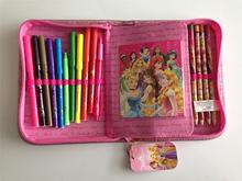 专业生产自动化无缝胶水粘合的笔袋，单层儿童文具套装笔袋