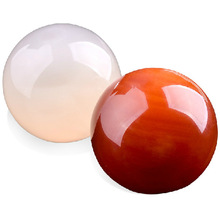 玛瑙玉髓手球玉石手球按摩手把玩件长辈礼物玉器工艺品