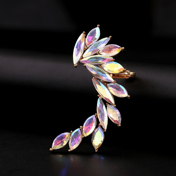 Alloy Colorful Diamond Ear Clip display picture 2