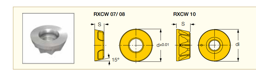 Y伊斯卡螺旋刃铣刀片 加工钢件 铸铁REMT1505-LM-76 IC950