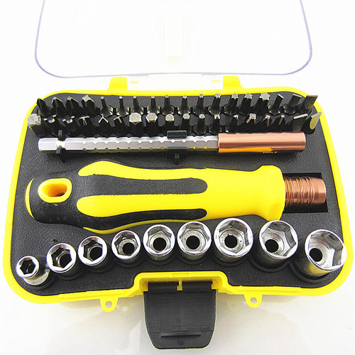 47PCS Screwdriver Set Screwdriver Group Set Tool Set Multi-function Group Set Screwdriver 6mm Blade Screwdriver