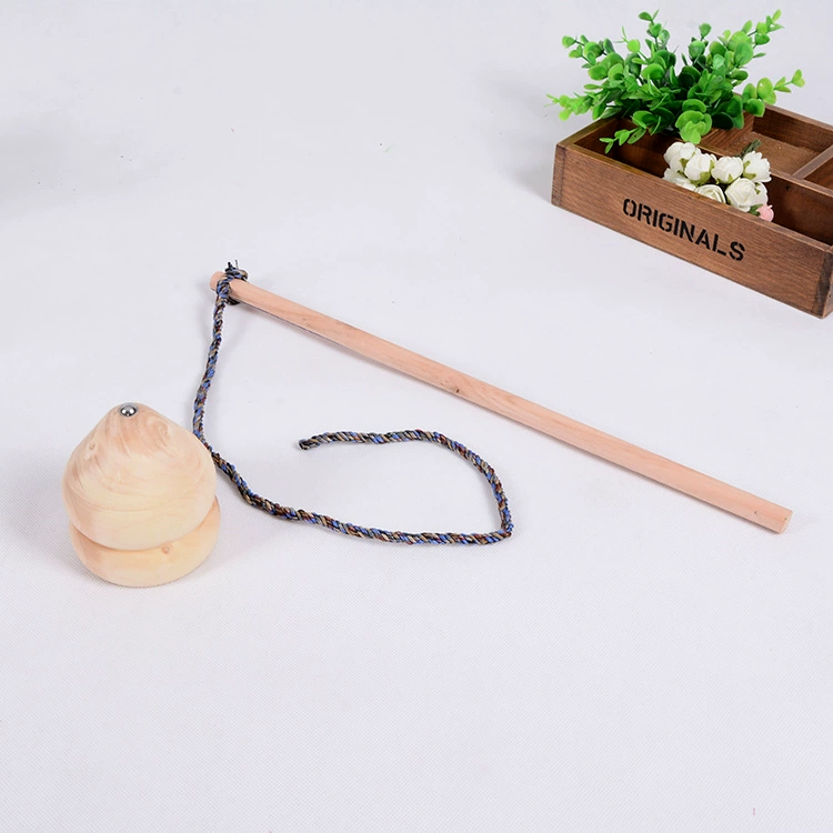 Деревянная волчковая (крутилка) игрушка оптовая продажа, 6 см, 7 см, 8 см