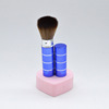 Metal brush, nylon handheld face blush