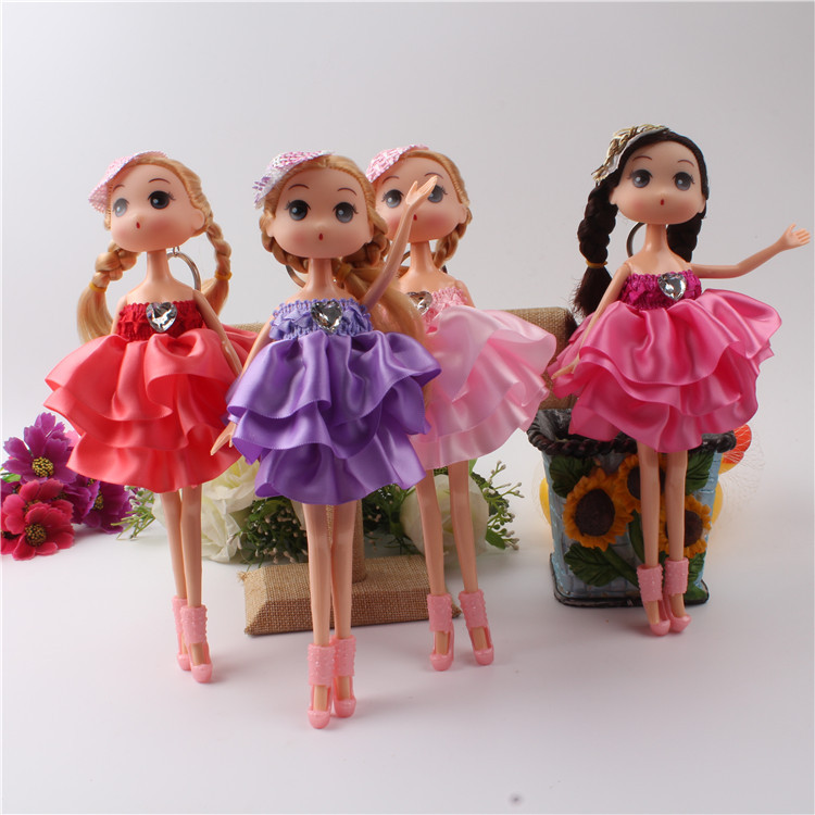 新款26cm长腿迷糊娃娃 时尚娃娃挂件 花束娃娃 节庆小礼品|ms