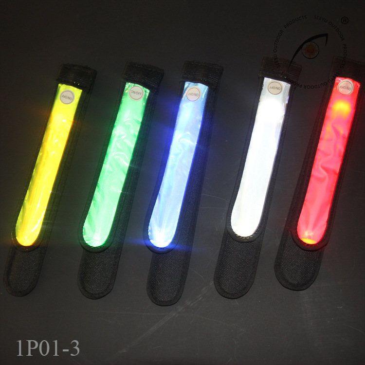 1P01-3LED反光手腕帶
