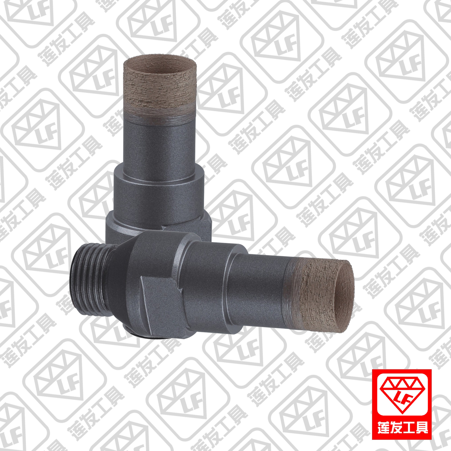 厂家直供螺纹一体钻头，金刚石玻璃开孔器，金刚石烧结钻头