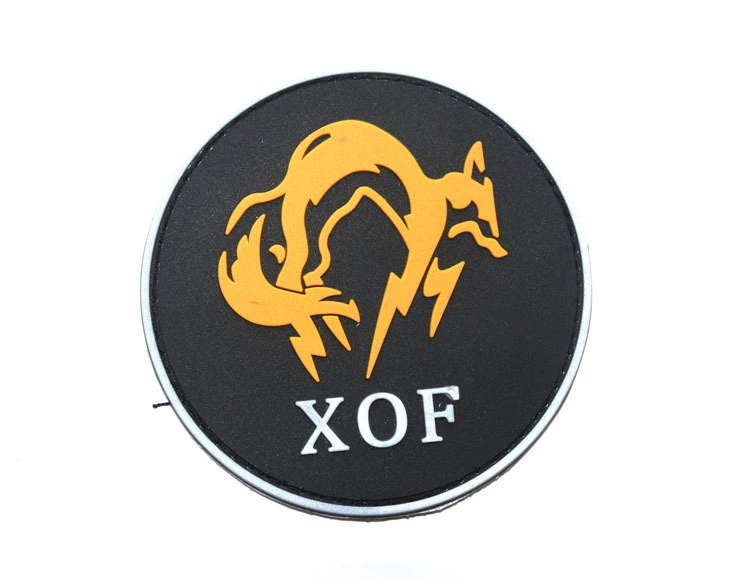 Sea Caixi Outdoor GS Game Peripherals Merry Stick Qianlong Spy Fox Fox XOF Badge 3D PVC soft rubber chapter