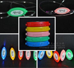 Direct Supply LED Light Collar for Cats and Dogs, Anti-Lost Warning Flash Collar, Cuttable Dog Necktie with Pendant