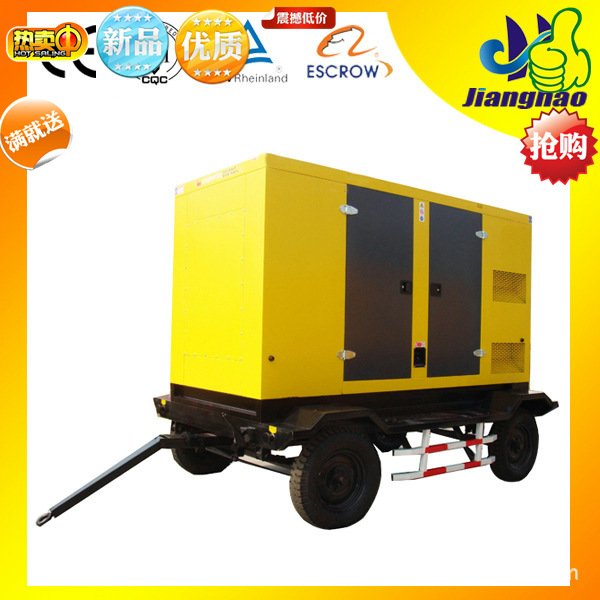 江苏江豪供应90kw四轮移动静音