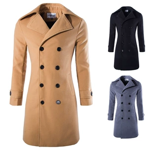 Cross-border trading), woolen long coat, 2019, (Physicals