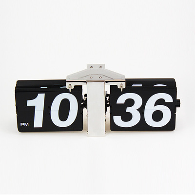 妙刻大翻页挂钟客厅壁挂时钟经典翻页计时器照片DIY定制个性钟|ms