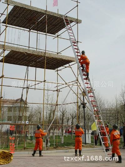 Прямые поставки с фабрики, сертификация 3C 15m лестница из огненного алюминиевого сплава 3C 6.9m 12m металлическая лестница