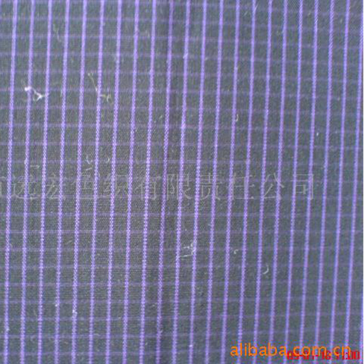 厂家批发 供应色织小格布 睡衣时装里布色织布面料