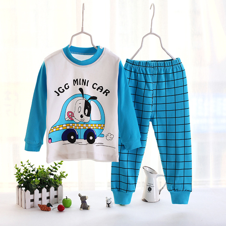 jm-018迷你car小童棉毛肩扣套40支精梳棉磨毛90-1