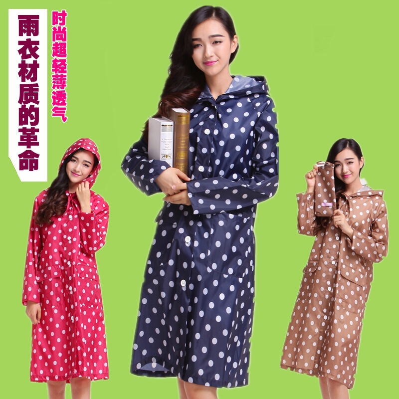 Ultra-thin one-piece Korean fashion cute outdoor personality ladies adult windbreaker raincoat poncho manufacturers