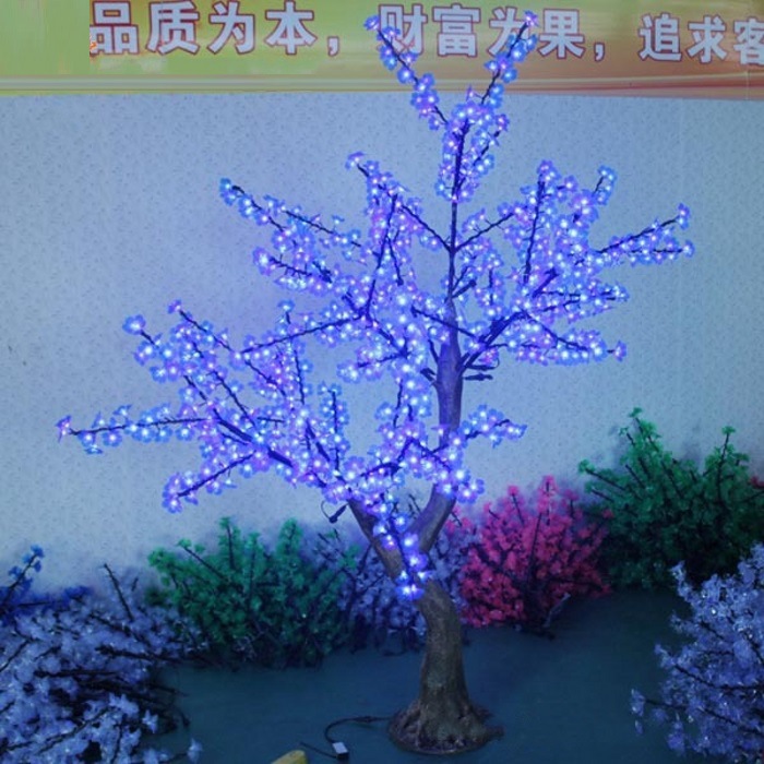 1.8米仿真树灯LED樱花树灯花树灯节日装饰灯庭院广场酒店装饰灯