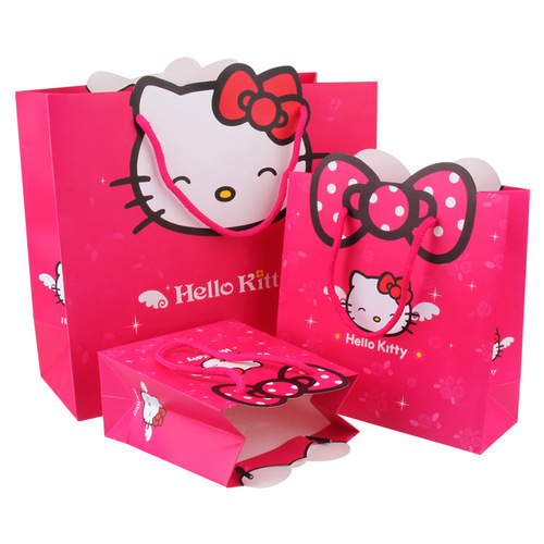 Gift bag paper bag creative cartoon return gift handbag gift box wedding gift packaging bag wedding candy box