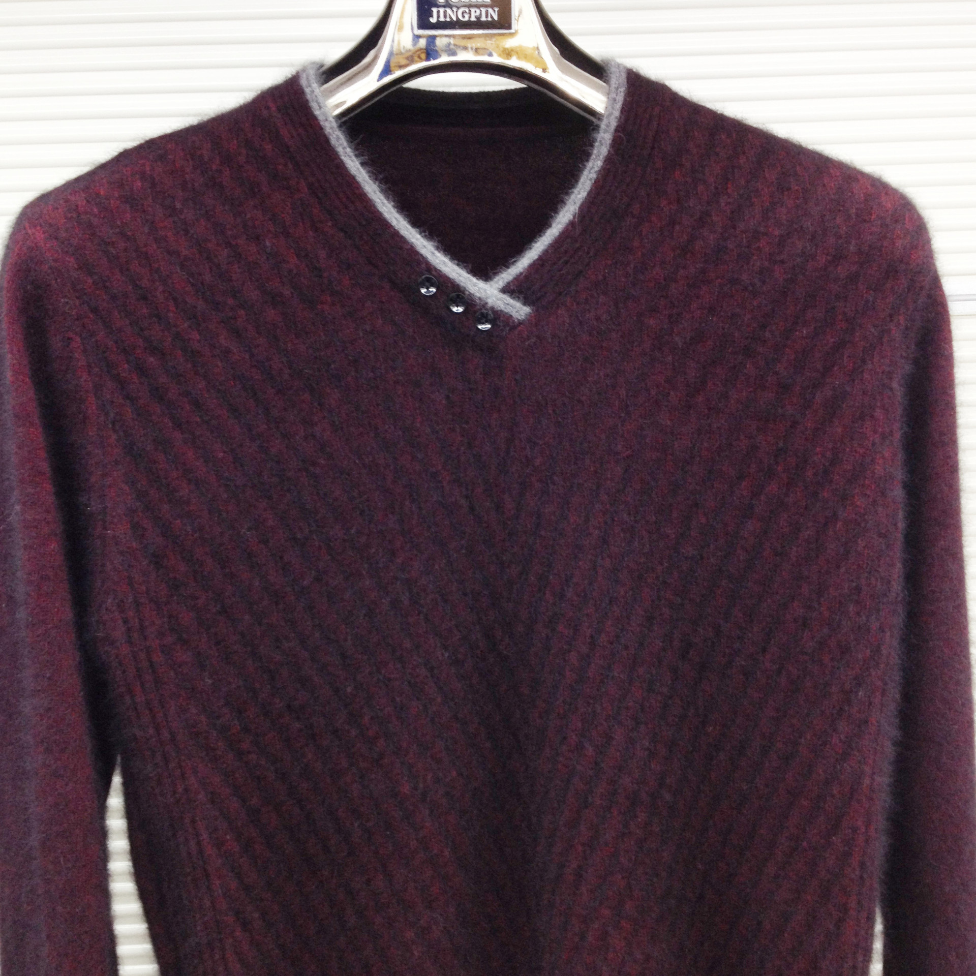 On behalf of men's wear Winter clothes new pattern thickening keep warm Mink cashmere Base coat man Solid Cashmere sweater