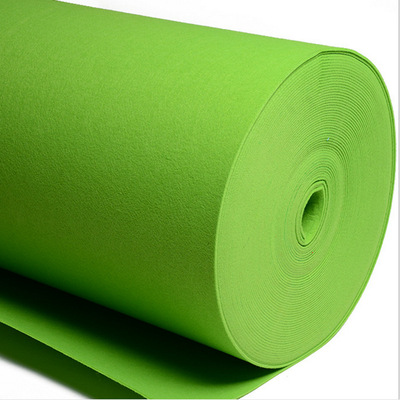 定制彩色背胶毛毡布 不织布 隔音毛毡 聚酯毛毯 针刺无纺布|ms