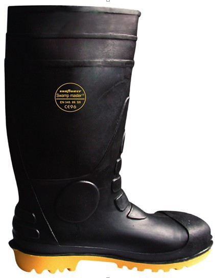 莱尔 SL-2-91消防防化靴 筒高38cm防砸防刺耐油耐酸碱耐磨