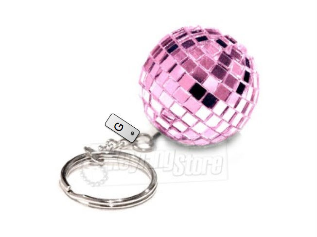 Directo de fábrica nuevo colgante en stock al por mayor disco de cristal espejo lente bola llavero